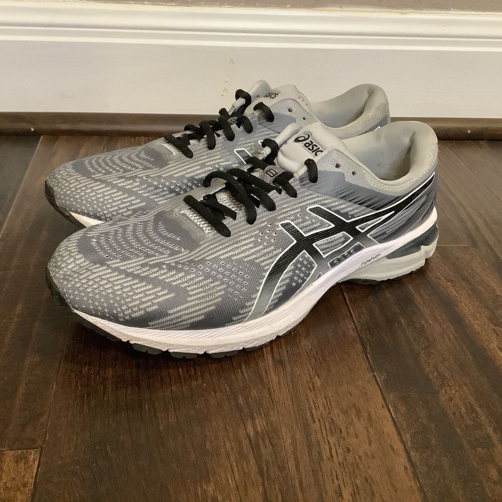 ASICS FlyteFoam 1011A690 Men's Gray/Black Running Sneakers US Size 11 Breathable